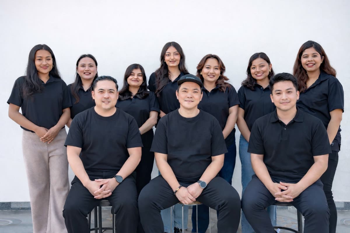 The Expand Quickly team at the Kathmandu office